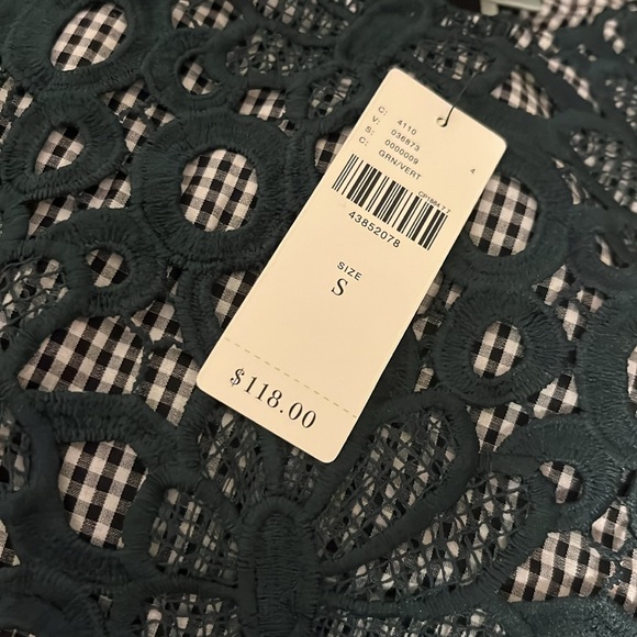 Anthropologie Teal Lace Blouse - Picture 8 of 8